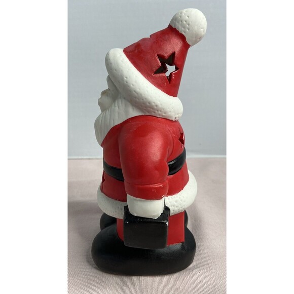 Ceramic, Santa Clause Tea Light  Candle Holder. Christmas Decor. - Picture 4 of 5